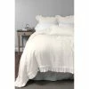 Discount 🎉 Cottage Home Ruffled Flax Qu Duvet Cover Sets 🎁
