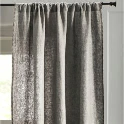 Top 10 ✨ Cottage Home Bricen Grey Chambray Linen Curtain Panel 🔥